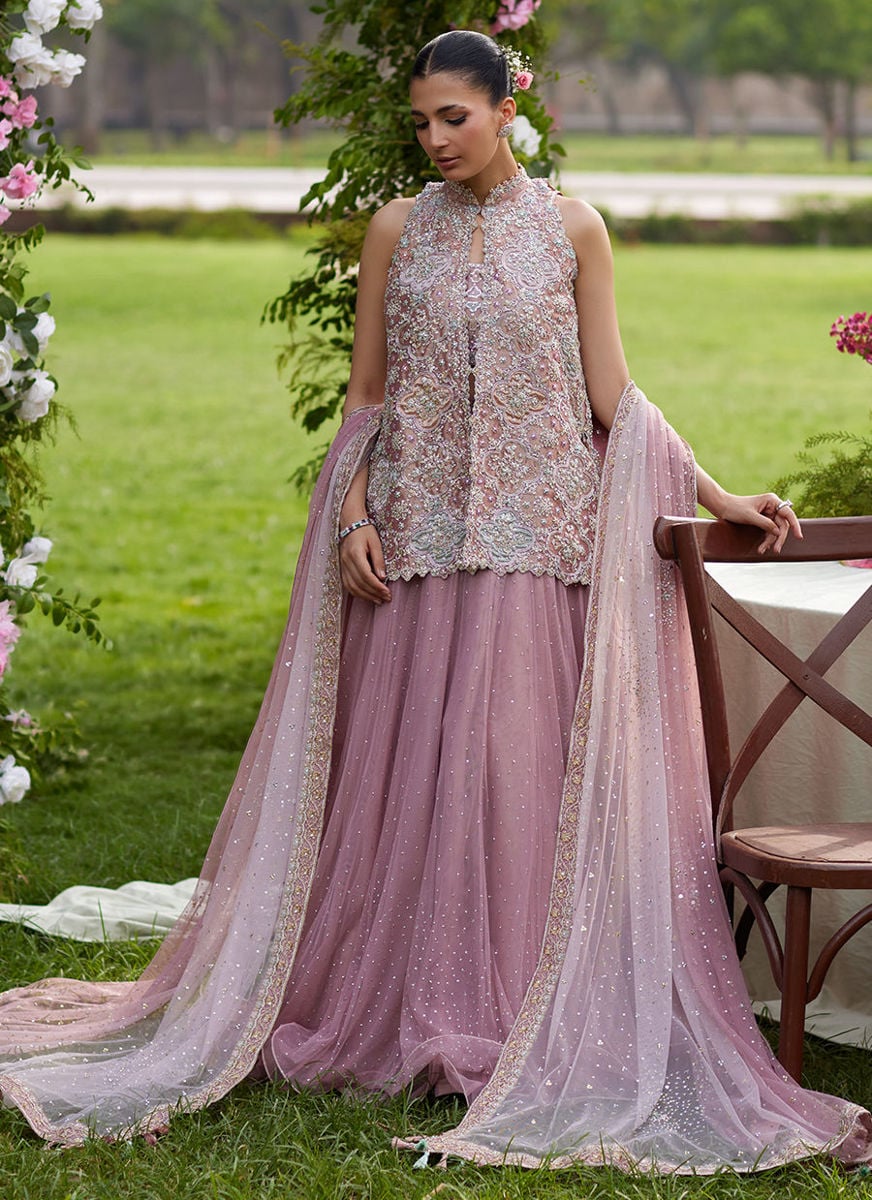 Kirsten Front-Open Shirt and Lehenga