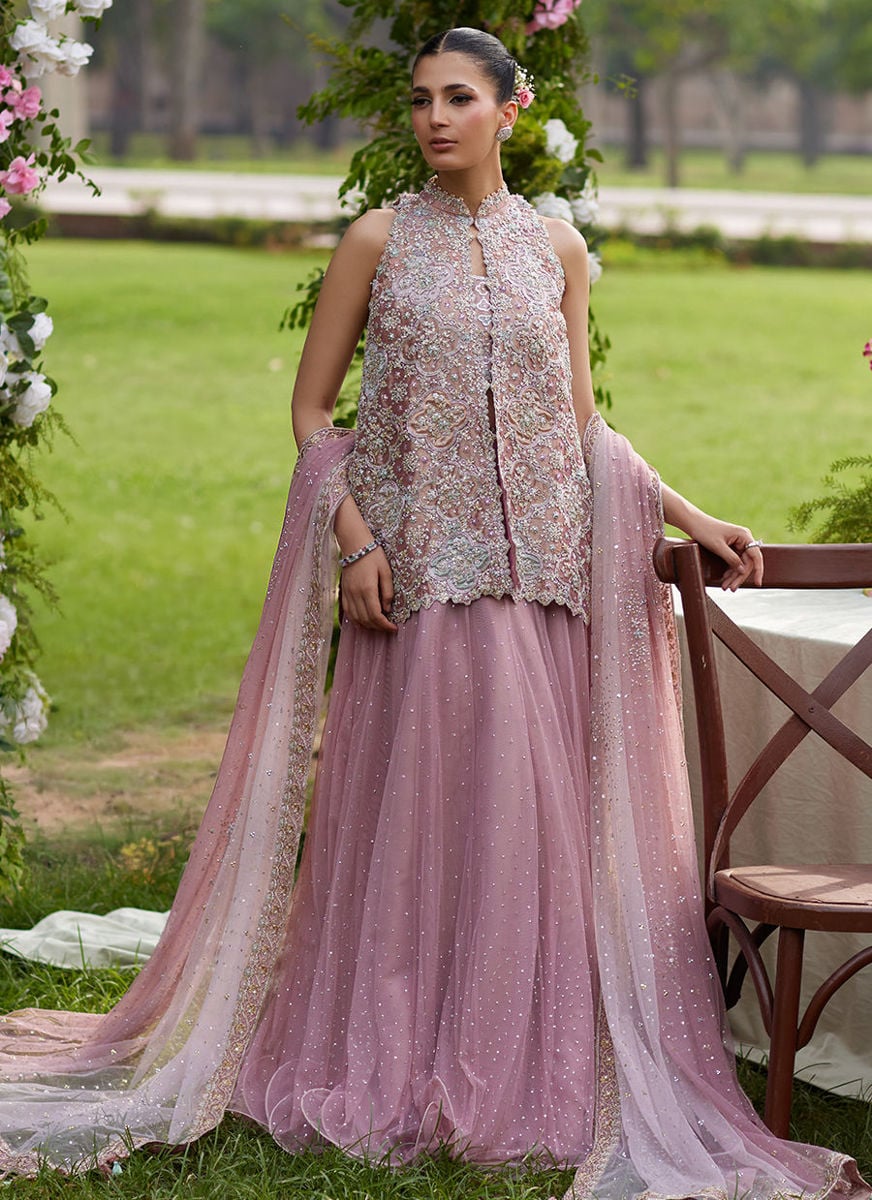 Kirsten Front-Open Shirt and Lehenga