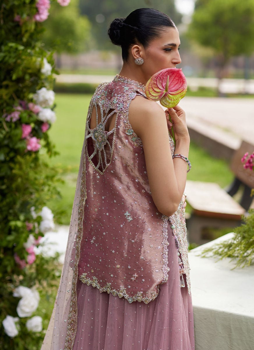 Kirsten Front-Open Shirt and Lehenga