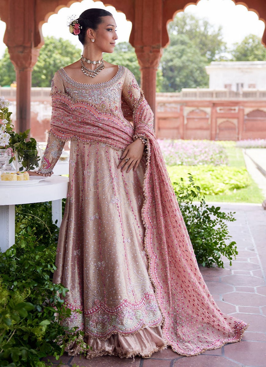 Evanna kalidaar and Crushed Lehenga