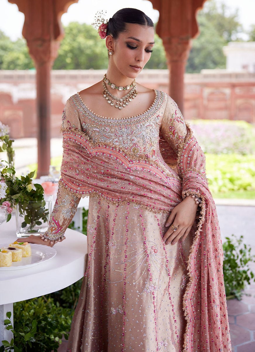 Evanna kalidaar and Crushed Lehenga