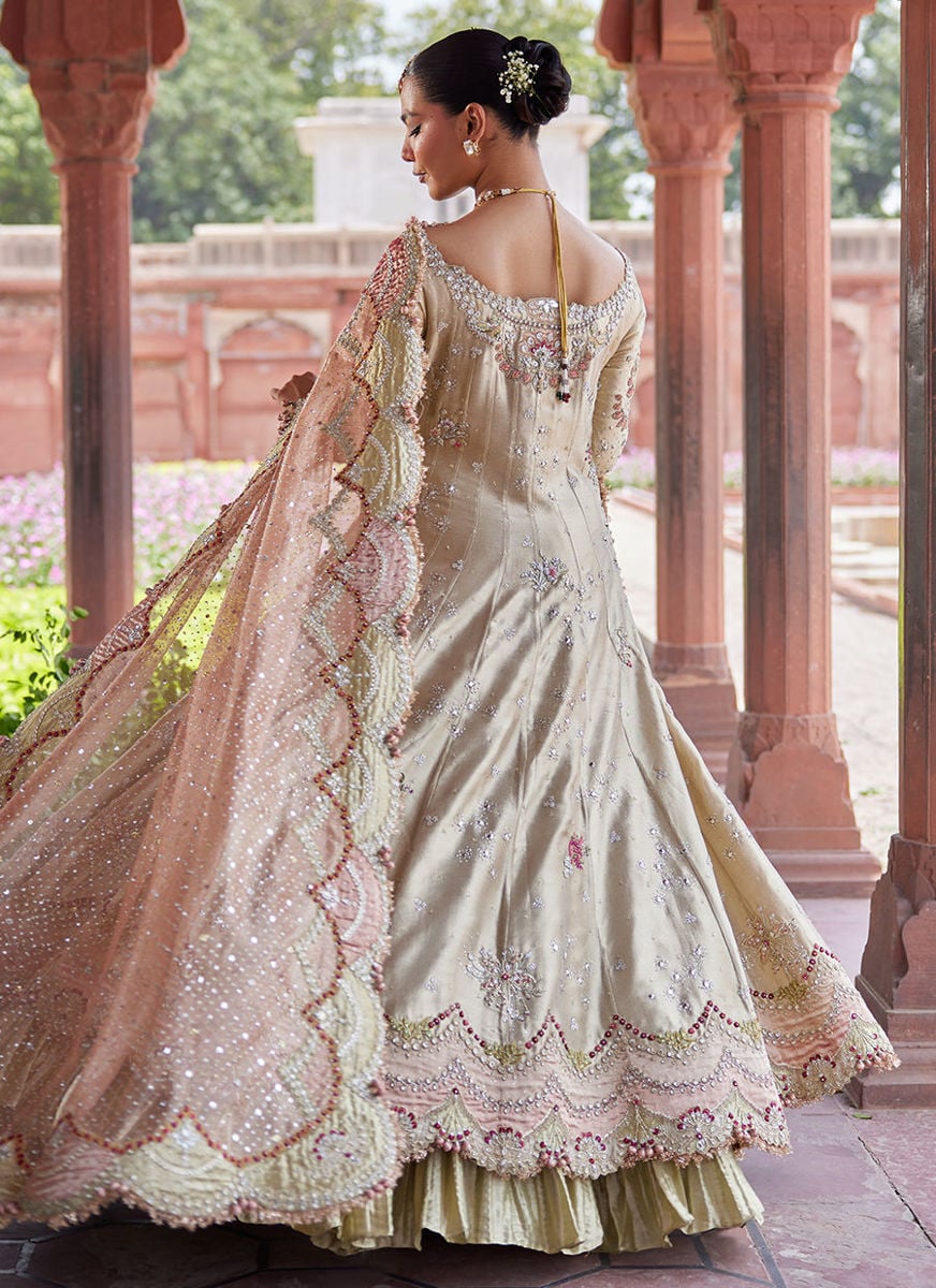 Helena kalidaar and Crushed Lehenga