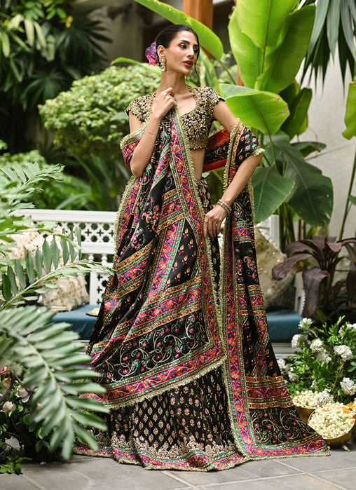 Alanara Black Lehnga Choli