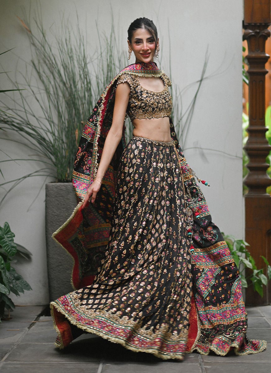 Alanara Black Lehnga Choli