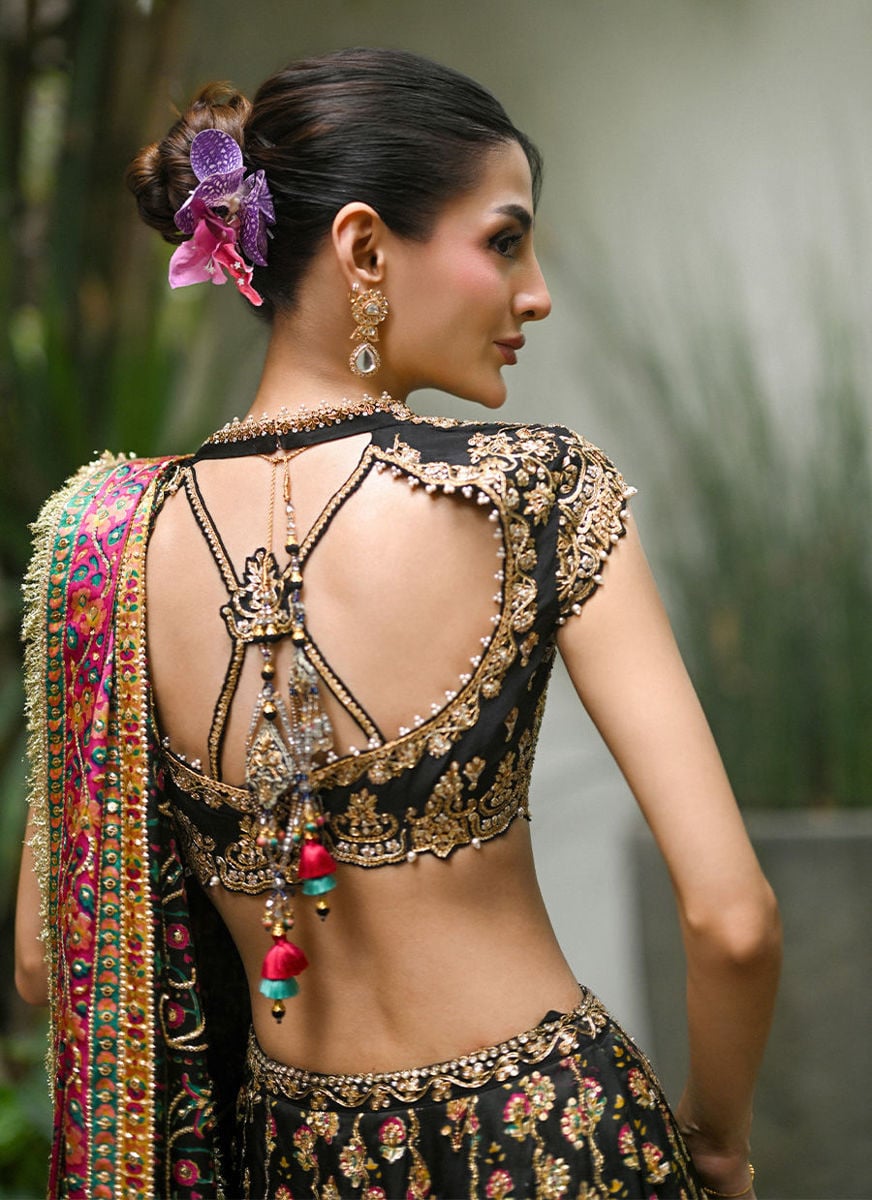 Alanara Black Lehnga Choli