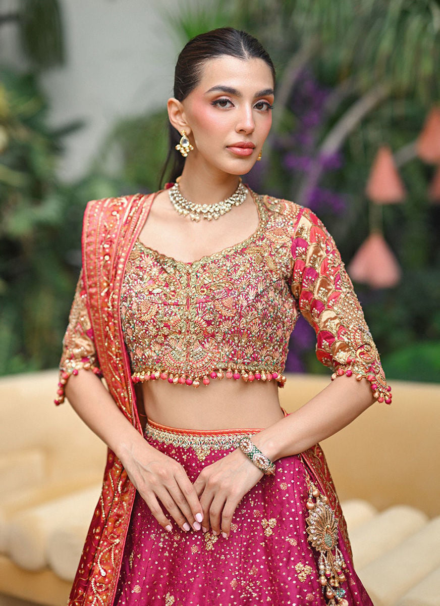 Lilys Magenta Pink Lehnga Choli