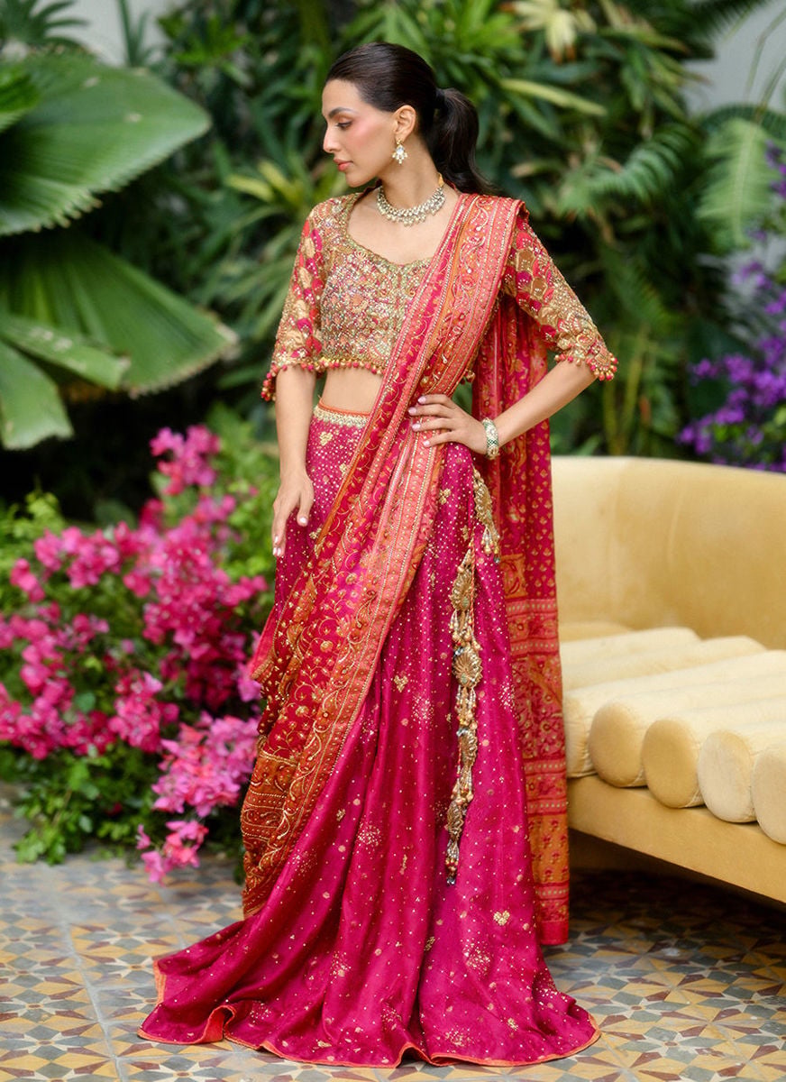 Lilys Magenta Pink Lehnga Choli