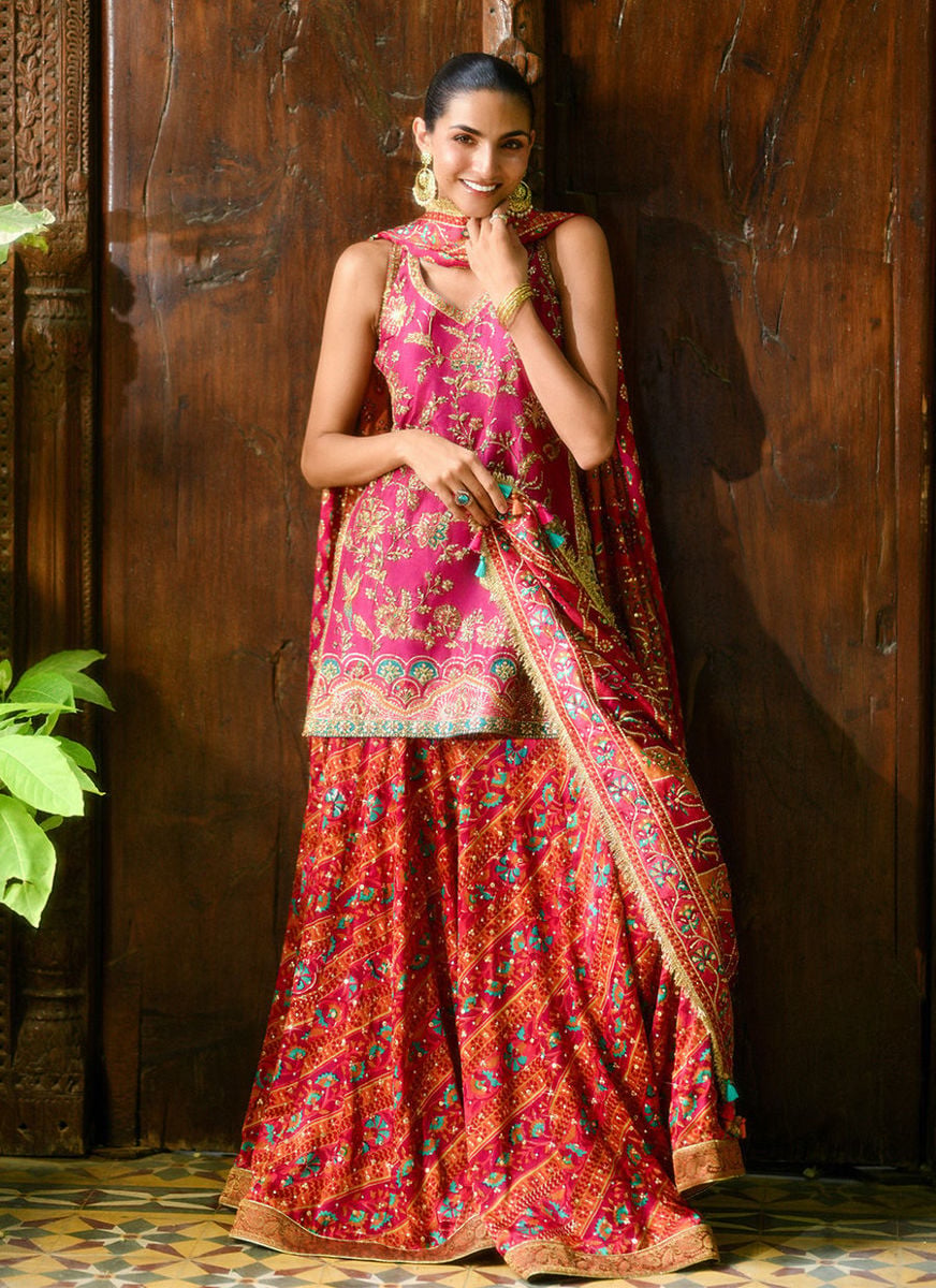 Halima Block Print Shirt And Dhaka