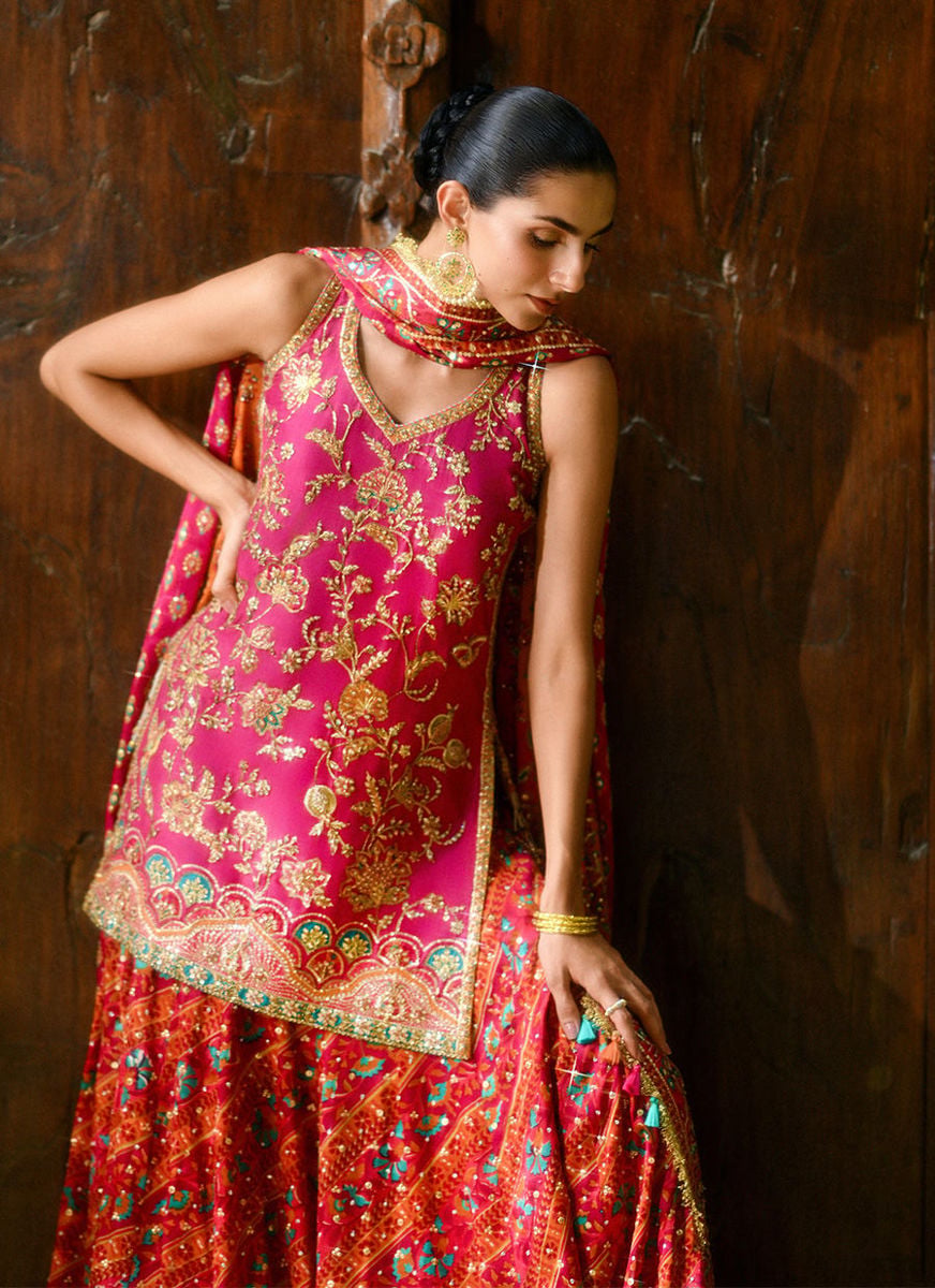 Halima Block Print Shirt And Dhaka