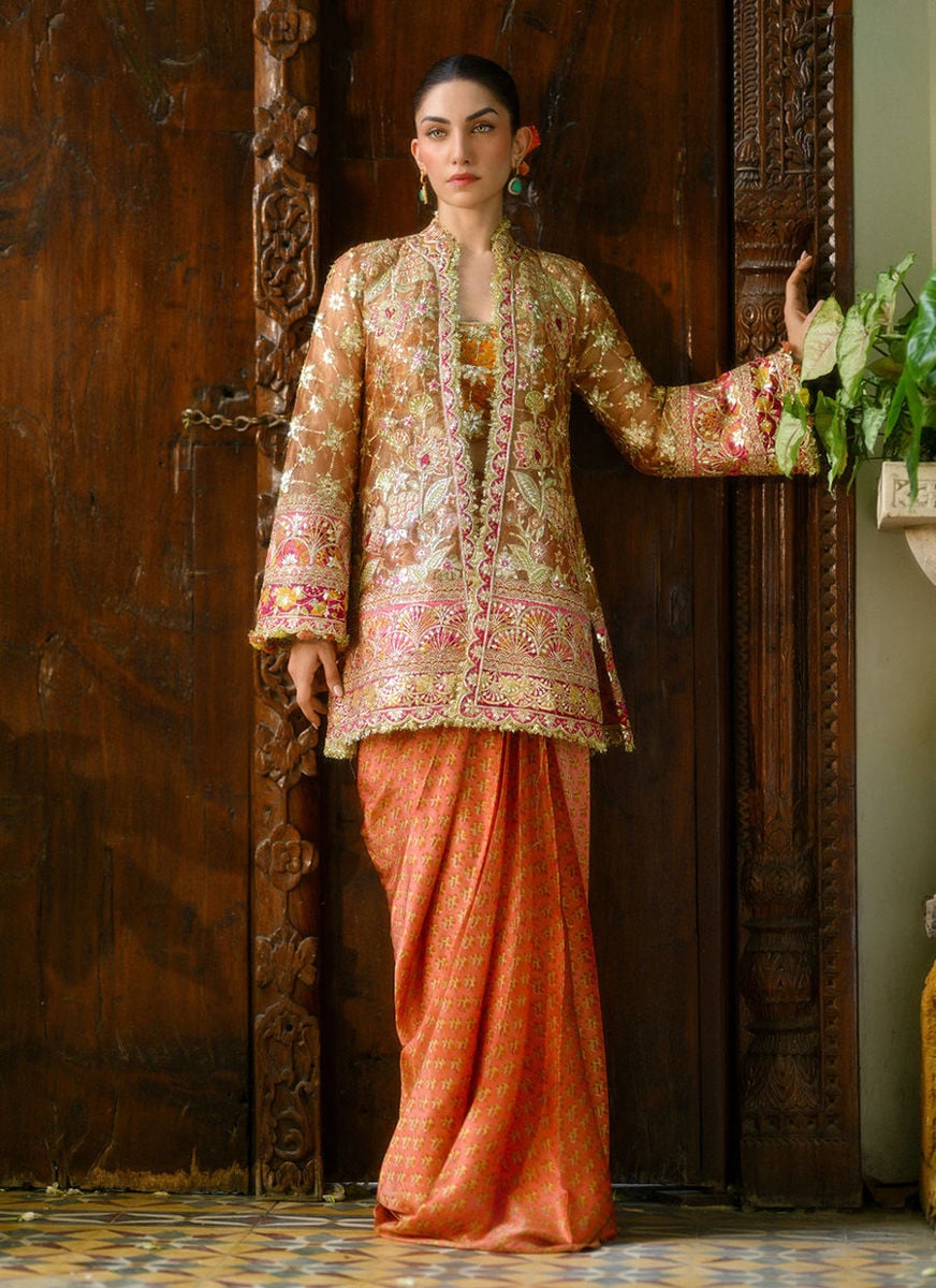 Verity Jacket And Dhoti-Draped