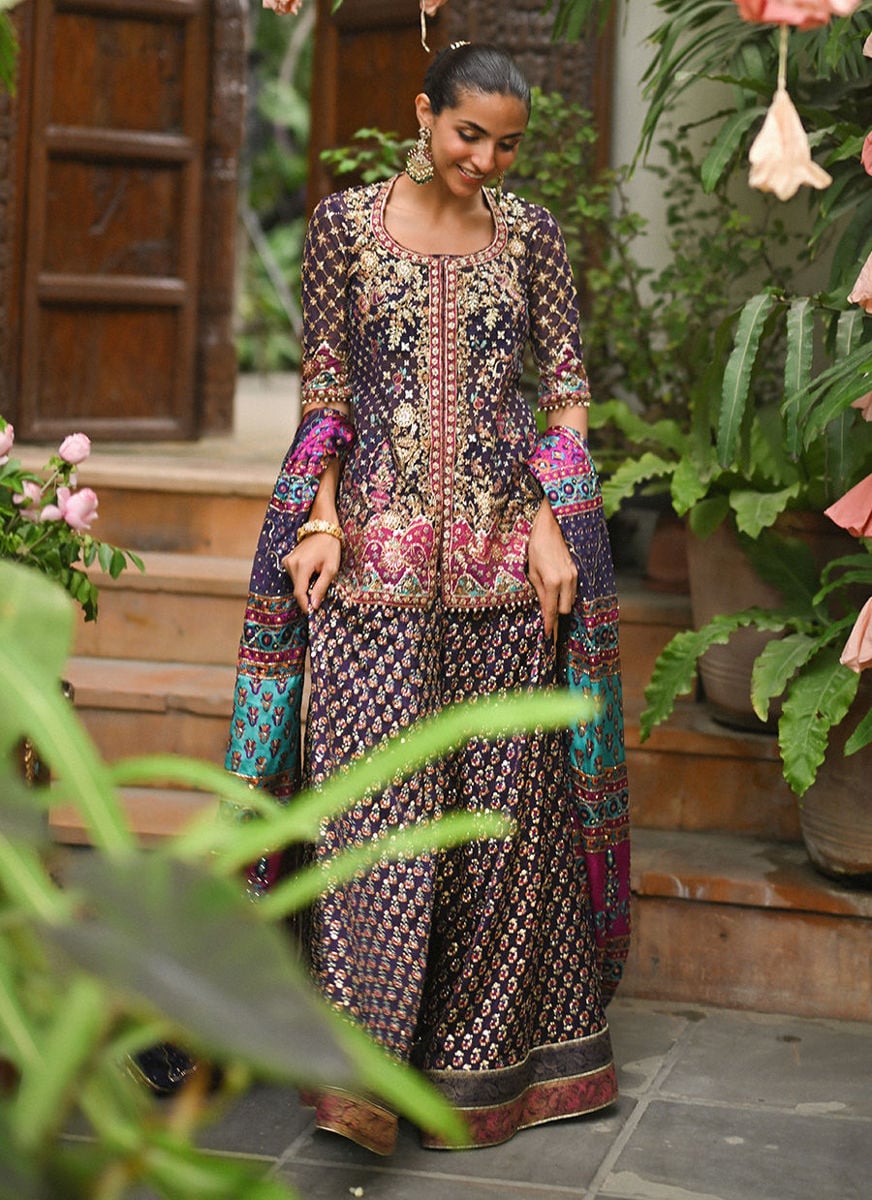 Lumen Short Kurta And Sharara
