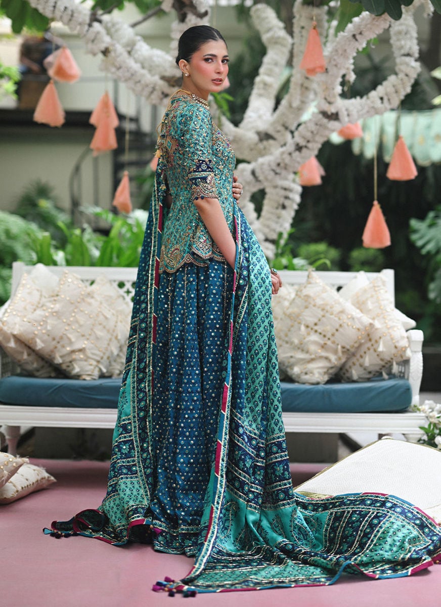 Zola Block Printed Peplum