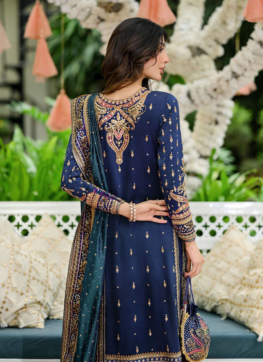 Bima Navy Blue Shirt And Dhaka