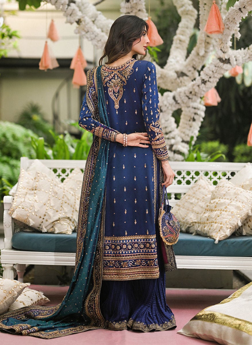 Bima Navy Blue Shirt And Dhaka