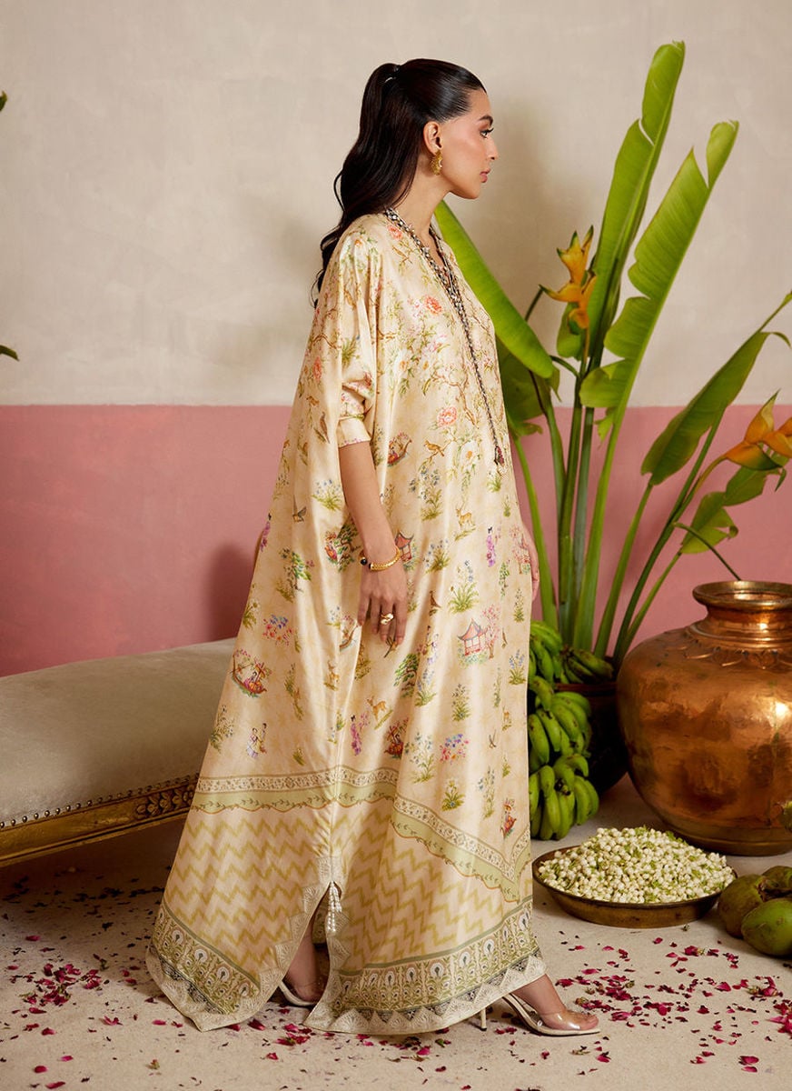 Daine Cream kaftan