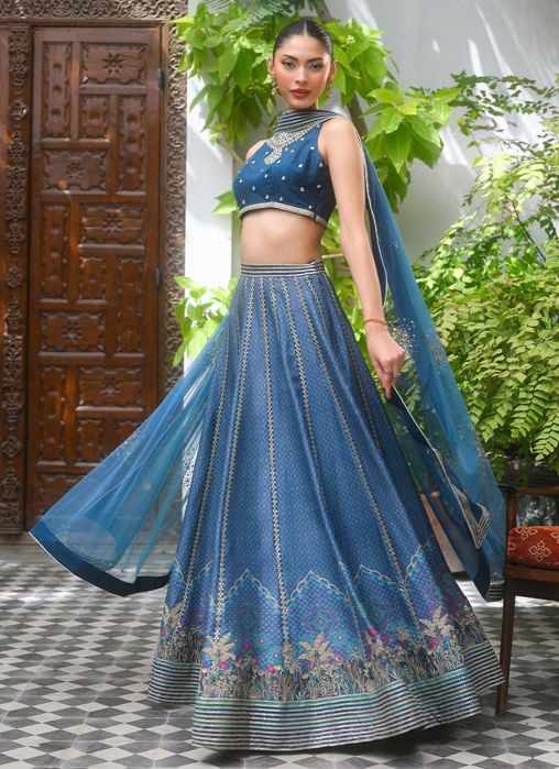 Jessica Lehnga Choli With Dupatta