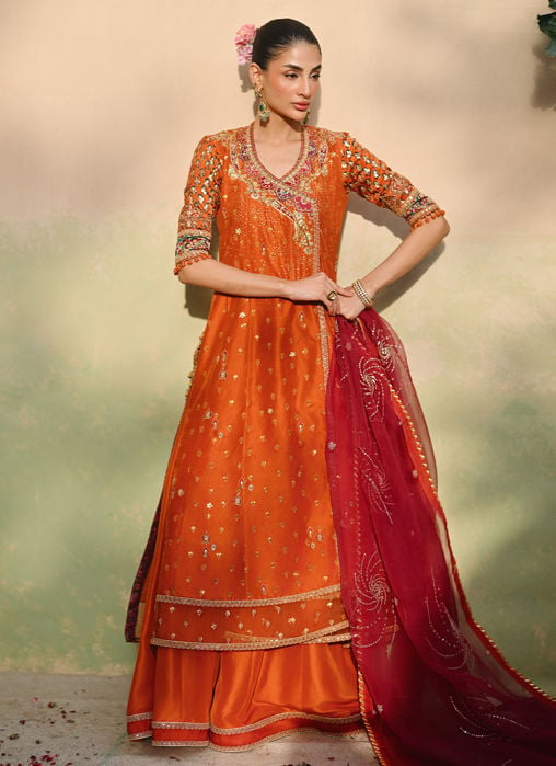 Alicia Rust Angrakha and Dupatta