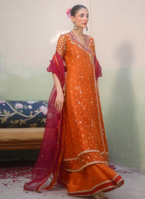 Alicia Rust Angrakha and Dupatta