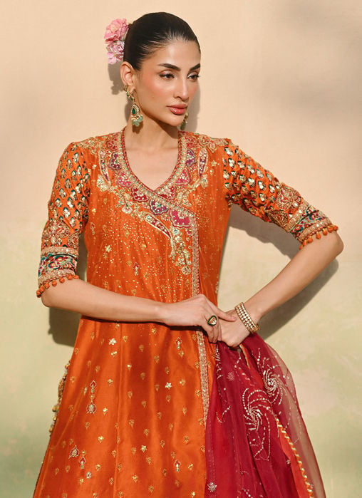 Alicia Rust Angrakha and Dupatta