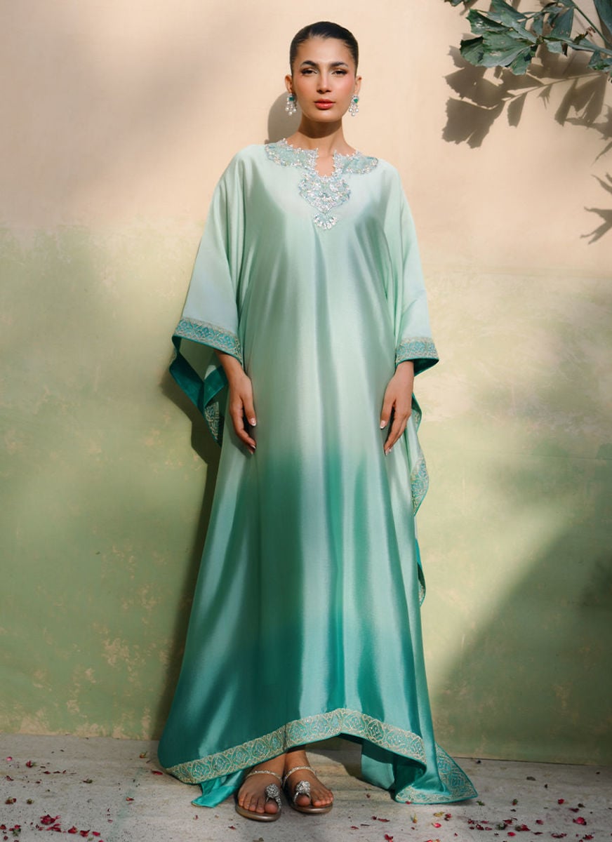 Morena Mint Green Kaftan