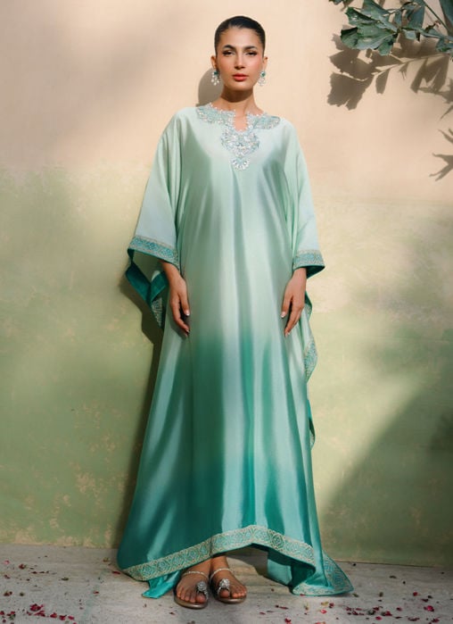 Morena Mint Green Kaftan