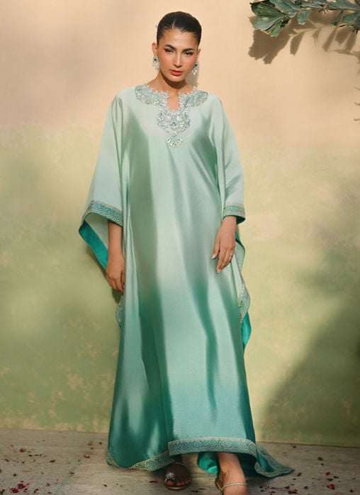 Morena Mint Green Kaftan