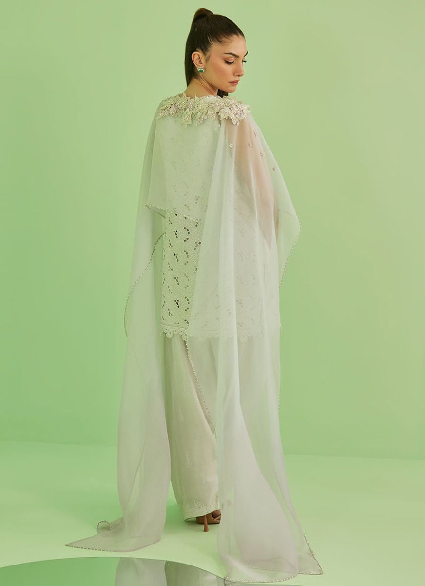 Laine Shirt And Drape Dupatta and Pants