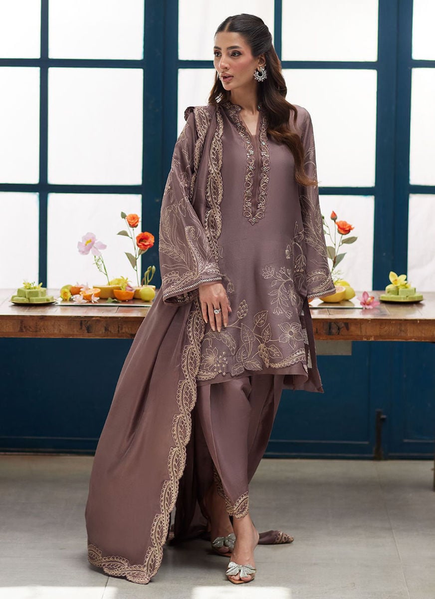 Greta Shirt, Pants And Dupatta